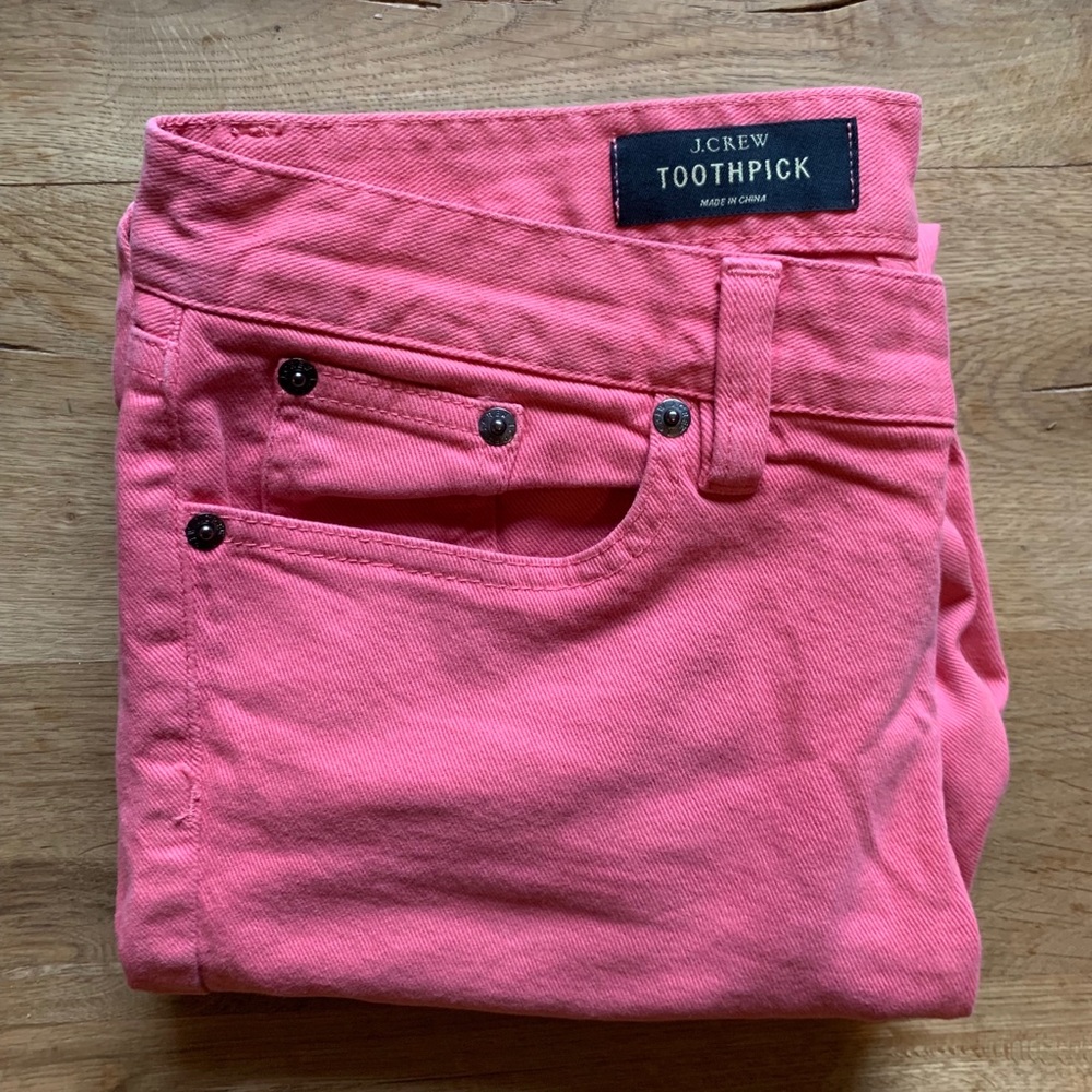 J.Crew Toothpick Pants- Pink 🎀